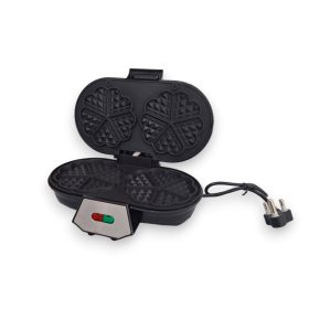 Dual plate waffle maker